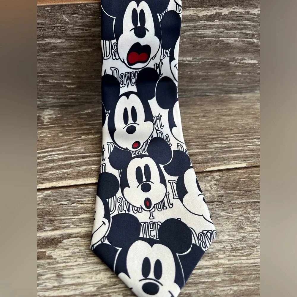 Picasso Mickey Mouse necktie men’s formal wear‎ tie business suit dressy cartoon